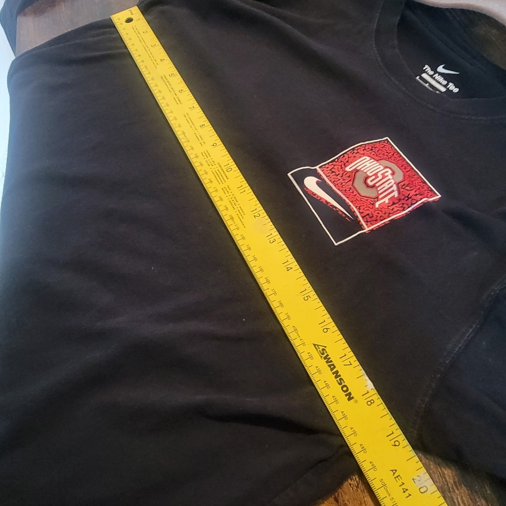 Nike Ohio State Buckeyes Black Long Sleeve Men's Tee Size Small (Loose Fit) - Picture 8 of 9